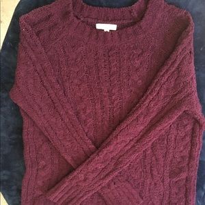 Dark purple sweater